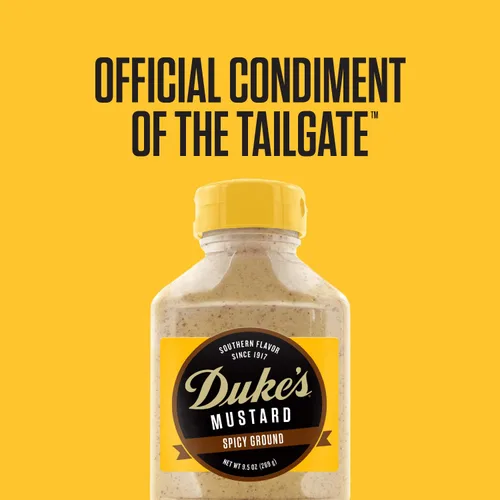 Vista 3 de DUKE'S Mostaza Picante Molida, 9.5 onzas (paquete de 1)