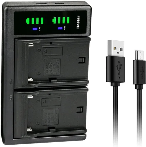Kastar LTD2 USB Battery Charger Replacement for BN-V814U, AGBP15, AGBP15P, AGBP25, AGEZ1, AGEZ1U, AGEZ20, AGEZ20U, AGEZ30U, Proscan HIT 555, HIT