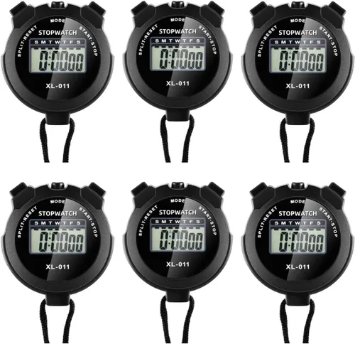 Vista 8 de Cronómetro digital de mano multifunción profesional cronógrafo electrónico deportivo cronómetro