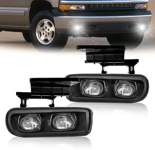 Vista 17 de Conjunto de luces antiniebla para Silverado 1999-2002 1500 2500/2001 2002 Silverado 1500HD 2500HD 3500/2000-2006 Tahoe Suburban 1500 2500