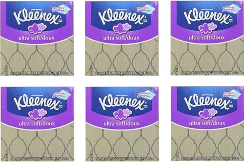 Vista 12 de Kleenex - Pañuelos faciales ultrasuaves, caja cuadrada, 50 pañuelos por caja cuadrada, 4 paquetes
