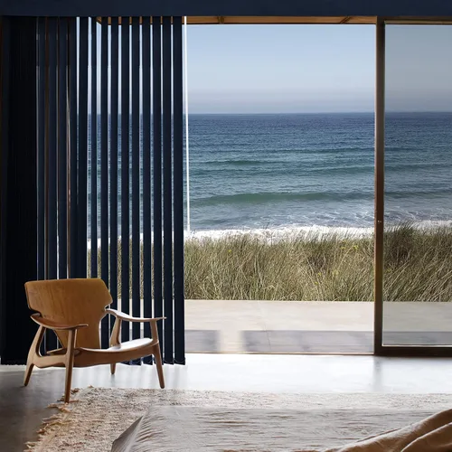 Vista 14 de Graywind Persianas Verticales de Tela Tamaño Personalizado Opacas Control de Varilla Gratuito Reversible Privacidad Juego de Lamas de Riel