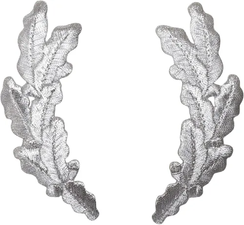 Vista 4 de Huevos revueltos, bordados, parche para planchar (negro)