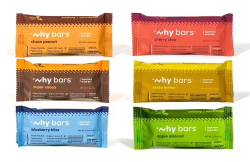Vista 6 de Barras de proteínas, almendra de manzana, barras de 2.04 onzas (paquete de 12 barras de proteínas) – Barra de proteínas, superalimento, sin gluten