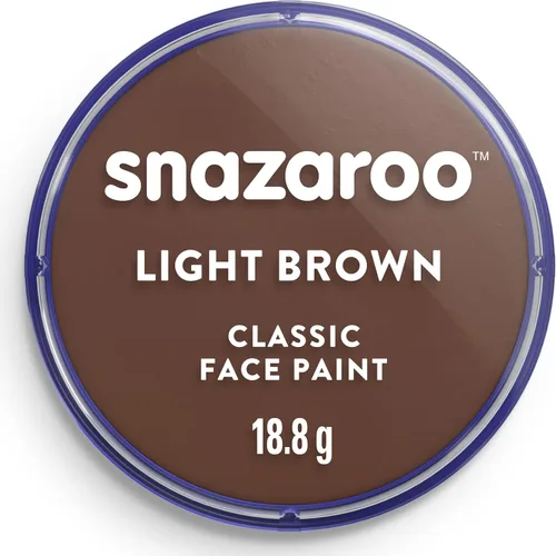 Vista 53 de Snazaroo - Pintura clásica para rostro y cuerpo, frasco de 0.66 oz (18.8 g), gris oscuro