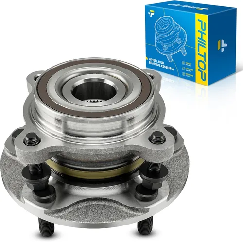 Vista 63 de PHILTOP Conjunto de cojinete de rueda y cubo trasero 512012, 5 orejetas para Golf 1999-2005, Beetle 1998-2010, TT Quattro 2000-2006, TT 2000-2006