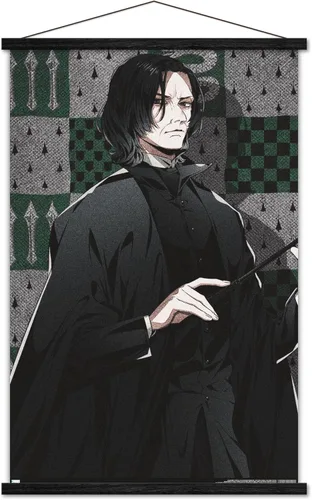 Vista 8 de Trends International The Wizarding World: Harry Potter - Póster de pared Dynasty Snape, 14.725 x 22.375 pulgadas, versión enmarcada de madera