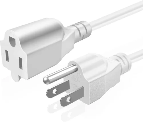Vista 9 de TNP cable de alimentación de extensión universal, NEMA 5-15R a NEMA 5-15P, clavija de enchufe de alimentación jack de extensión que ahora espacio