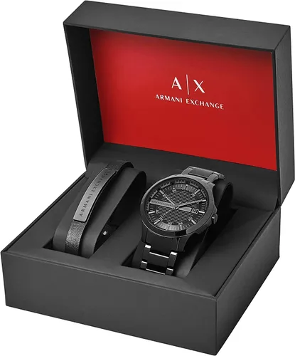 Vista 6 de AX ARMANI EXCHANGE - Reloj de cuarzo para hombre, de acero inoxidable, de vestir