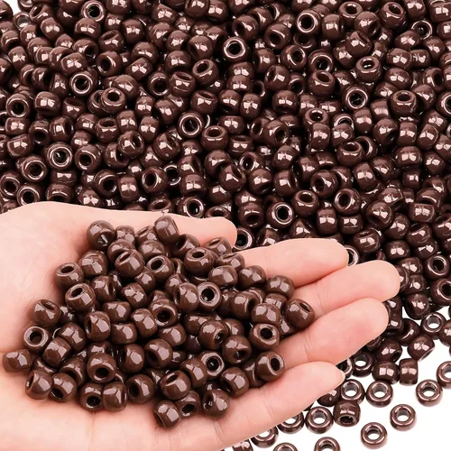 Vista 37 de Cuentas de Pony de Plástico Coloridas para Pulsera para Hacer Joyas para Pulseras de Amistad 6x9mm Multicolor para Cuentas Trenzado de Cabello