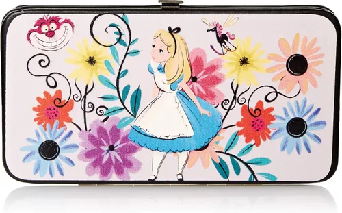 Vista 4 de Buckle-Down Cartera para mujer, Varios colores, Buckle-down Billetera con bisagra - Alicia en el país de las mar