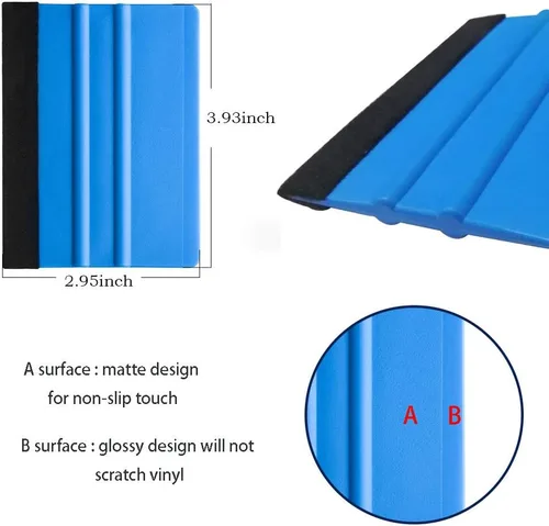 Vista 4 de Kit de herramientas para alisar el papel tapiz adhesivo, películas en ventanas, vinilo artesanal