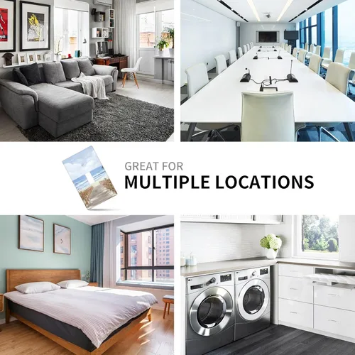 Vista 6 de Cubierta de placa de pared de palanca individual de 1 cuadrilla, cubierta decorativa de mar para baño, dormitorio, cocina, decoración de pared, 4.5