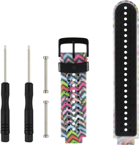 Vista 18 de Correa de repuesto para reloj inteligente Garmin Forerunner 220/230/235/620/630/735XT/235Lite, talla única