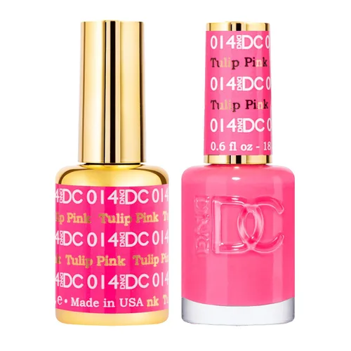 Vista 41 de Juego de esmalte de gel DND DC, colección rosa, esmalte de gel UV/LED y laca de uñas de secado al aire, dúo de esmalte a juego sin astillas, 0.5