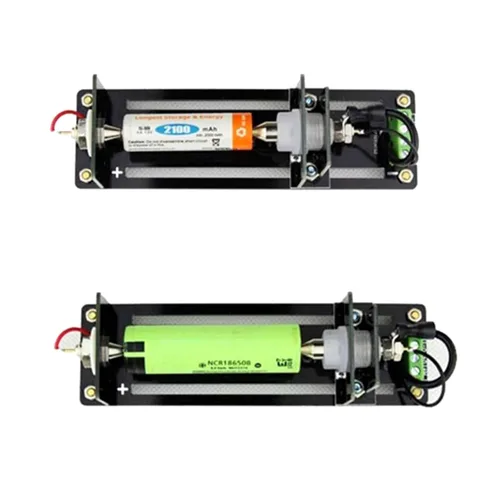 Vista 6 de Versátil soporte de prueba de capacidad de resistencia de batería de 4 cables para baterías AAA AA 21700 26650 18650 AA A+/A; V +/V- Interfaces