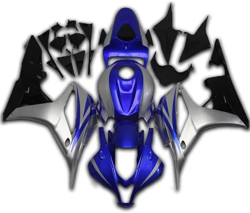 Vista 59 de Carenado blanco perla para Honda 2007 2008 CBR600RR 001 blanco perla