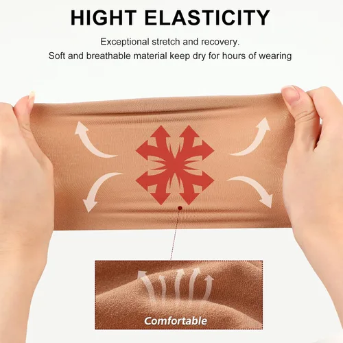 Vista 3 de Feisract Mallas de ballet para niña y mujer, ultra suaves, Pro Hold Stretch Footed Tight