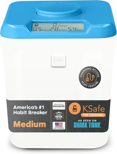 Vista 14 de Recipiente temporizador: unidades completas Kitchen Safe., blanco, transparente (White Lid + Clear Base)