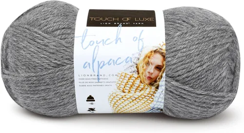 Vista 19 de Lion Brand Yarn Touch of Alpaca - Paquete de 3 hilos color crema