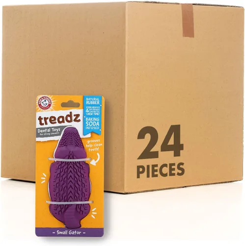Vista 17 de Arm & Hammer Super Treadz Gorilla - Juguete masticable dental para perros – Juguetes dentales para masticar para perros que reducen la placa