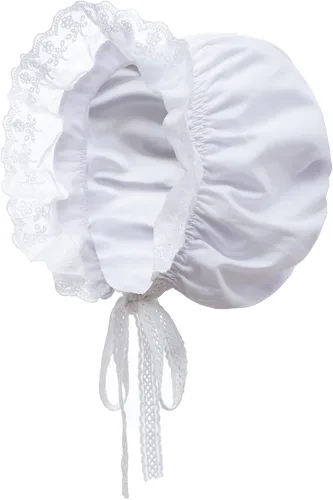 Vista 7 de Sombrero de sol Mob Cap Victorian Pioneer Prairie Bonnet Colonial Headwear Chal Wrap Stole Delantal Disfraz