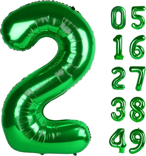 Vista 300 de Globos con números con estampado de vaca, globos de 40 pulgadas del número 0-9 (cero-nueve), globo de vaca para suministros de fiesta de cumpleaños
