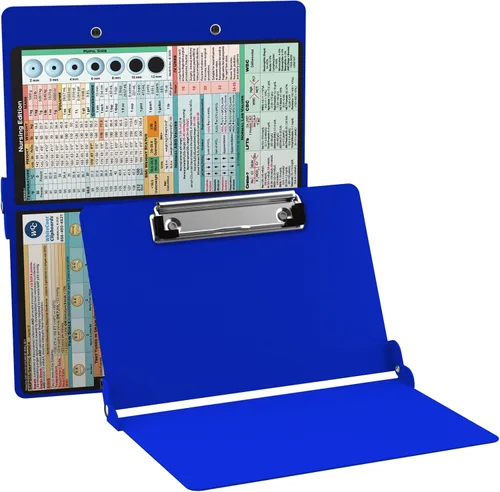 Vista 13 de WhiteCoat® Clipboard - Edición para Enfermería (Negro, Doble Pliegue)