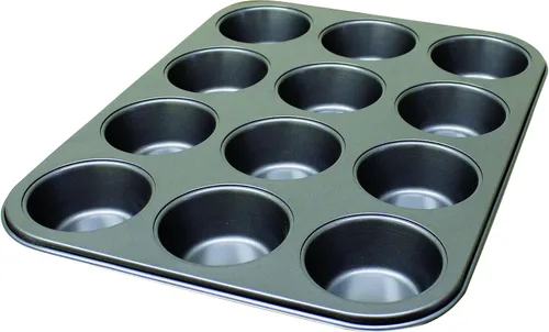 Vista 6 de TrueCraftware - Molde antiadherente de 1-1/2 oz para hornear muffins, 24 cavidades, molde para magdalenas, moldes antiadherentes para hornear, ideal