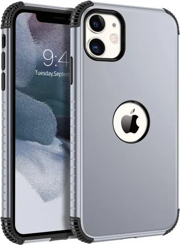 Vista 18 de BENTOBEN Funda para iPhone 11, funda para teléfono iPhone 11, resistente 2 en 1, protección completa rugosa a prueba de golpes, híbrida parachoques