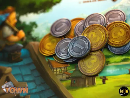 Vista 7 de IELLO: Little Town, juego de mesa de estrategia, diversión para toda la familia, táctico e interactivo, tiempo de juego de 45 minutos, 2 a 4