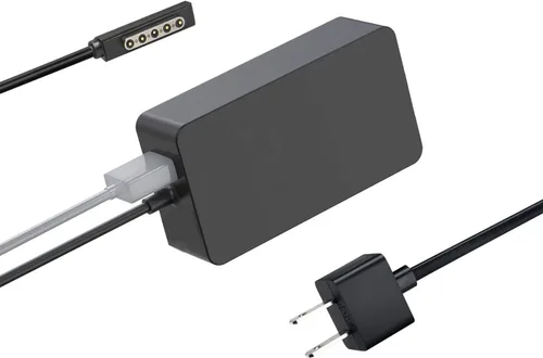 Vista 10 de Cargador Surface 3 13W 5.2V 2.5A Adaptador de Corriente CA Cargador de Cable de Reemplazo para Microsoft Surface 3, Modelo 1623 1624 1645 Tablet
