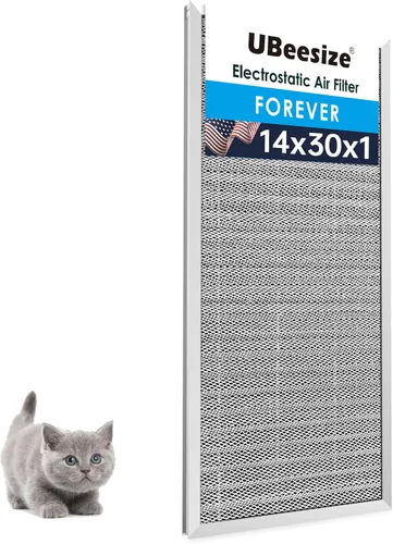 Vista 16 de UBeesize - Filtro de aire reutilizable de 20 x 20 x 1 pulgadas, lavable, MERV 8, permanente, electrostático, para aire acondicionado y HVAC