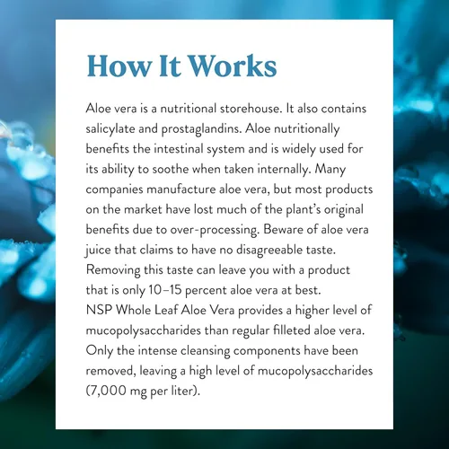 Vista 6 de Jugo de aloe vera Nature's Sunshine 32 fl. oz