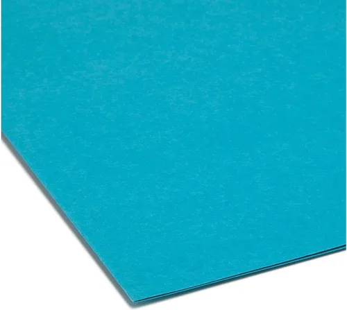 Vista 3 de SMD13134 SMEAD 13134 - Carpetas de archivos de color verde azulado con pestaña reforzada