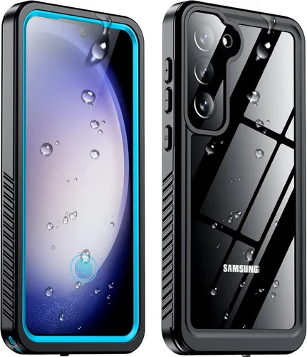 Temdan Funda para Samsung Galaxy S23, lente y protector de pantalla incorporados a prueba de agua [cuerpo completo a prueba de golpes] [a prueba de