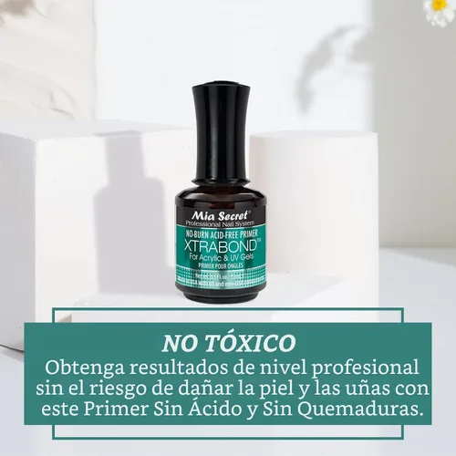 Vista 10 de Mia Secret 3 unidades sin ácido imprimación Xtra Bond acrílico UV Gel 0.5 fl oz Paquete de 3.