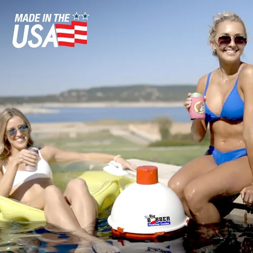 Vista 9 de The Big Bobber Floating Cooler, Outdoors Floating Ice Chest, Portable Drifter Cooler, Keeps Beverage Cold