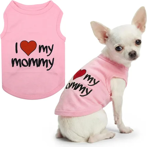 Vista 88 de Parisian Pet - Camiseta para perros y gatos, con texto en inglés Big Sister, 2XS