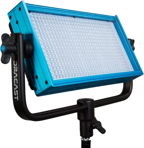 Vista 6 de Dracast Pro Series LED500 - Luz de video LED bicolor de 3200K - 5600K Regulable 0% - 100% CRI y TLCI 96+ Placa de batería de montaje en V