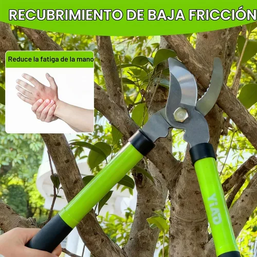 Vista 7 de Juego de tijeras de podar para cortar árboles, mango extensible resistente, 28 a 38 pulgadas, ajustable para ramas de árbol y tijeras de podar