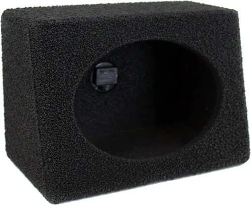 Vista 6 de Q Power Caja de altavoces de 6 x 9 pulgadas Recinto de audio con acabado duradero de spray de revestimiento de cama negro con conectores de copa