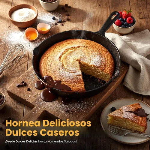 Vista 6 de Utopia Kitchen Juego de sartenes de hierro fundido de 3 piezas, sartén para chefs, sartenes de hierro fundido pre-sazonadas, 6, 8 y 10 pulgadas Negro