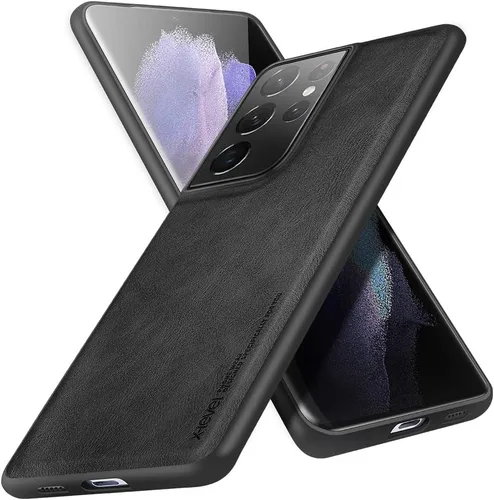 Vista 111 de X-level Funda para Samsung Galaxy Z Flip 6, delgada funda delgada de piel sintética para teléfono, TPU suave, a prueba de golpes, protección Negro