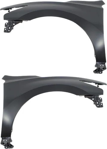 Evan Fischer Juego de guardabarros compatible con Nissan Altima 2013-2015 imprimado, acero, Sedan NI1241205