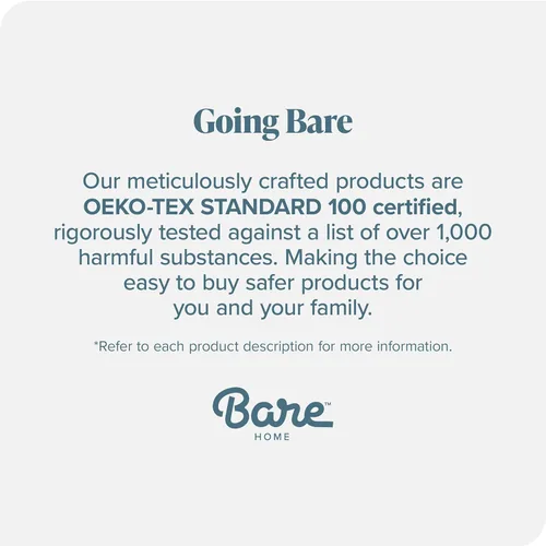 Vista 7 de Bare Home Juego de sábanas de lujo de 100 % rayón hecho de bambú, juego de ropa de cama de 4 piezas, bolsillos profundos, sábanas refrescantes