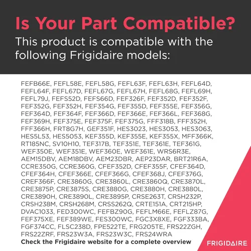 Vista 7 de Frigidaire 316400601 Panel inferior para estufas eléctricas y estufas, color negro