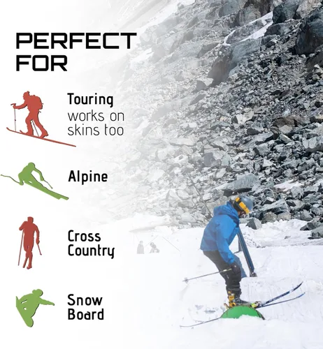 Vista 8 de ZUMWax RUB ON Wax Ski/Snowboard/Nordic Sample Pack - Universal & CHILL - 0.71 oz cada uno, fácil aplicador de corcho, de larga duración, aroma a