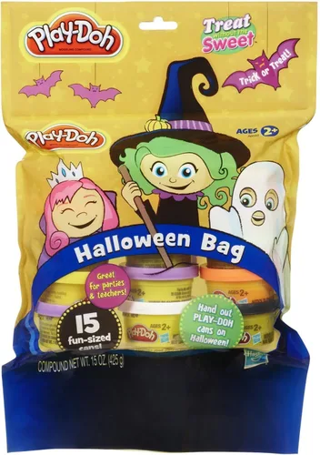 Vista 2 de Bolsa para Halloween «treat without the sweet», 15 botes de 1 onza, de Play Doh