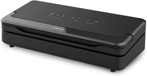 Vista 4 de Anova Culinary Sous Vide Precision Cooker Pro y bolsa selladora al vacío de precisión (rollos), transparente, ANBR01 y sellador al vacío